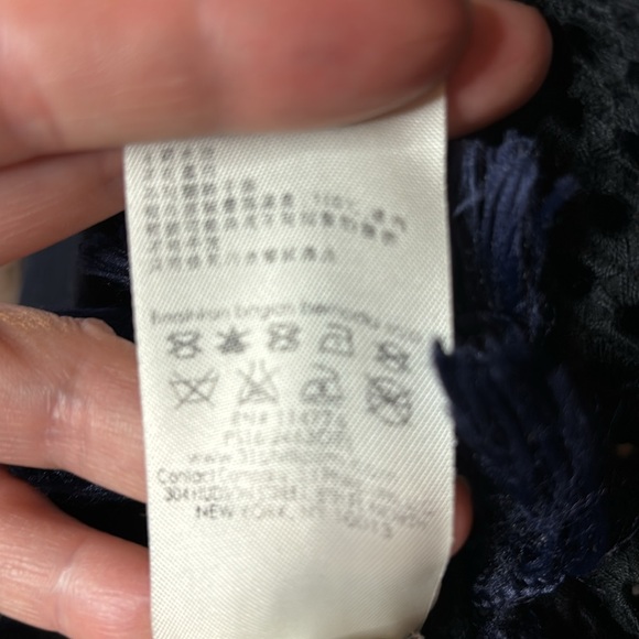 3.1 Phillip Lim crop top, tassels, cut out cloth at back, fringed trim. Size 6. - Picture 5 of 7